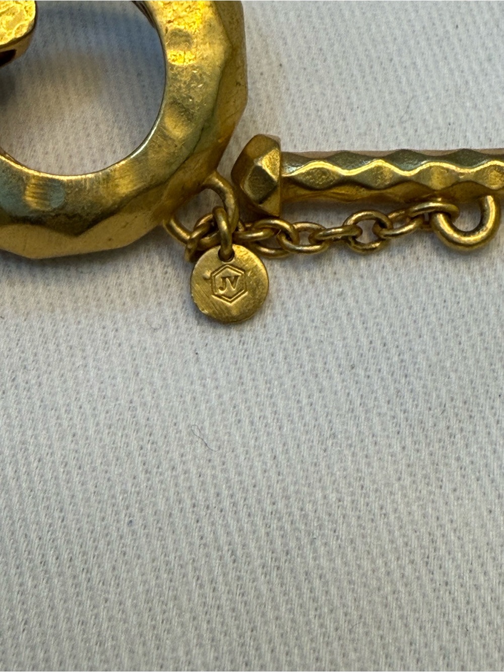Julie Vos Gold Link Statement Necklace - Women Jewelry - Picture 7 of 8